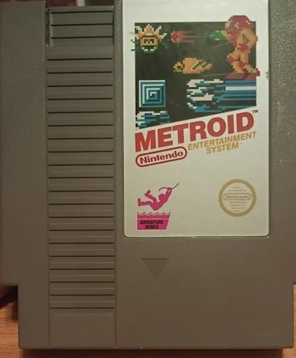 Metroid NES Nintendo 5 Screw Authentic Tested Working Cartridge Made in Japan